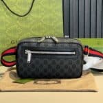 Sacoche GUCCI ceinture GG Black petit format